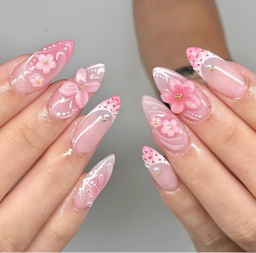 Sakura - Handmade Press-On Nails