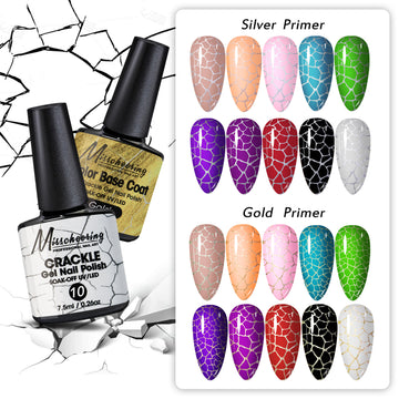 New Crackle Gel Polish Natural Crackle Gel For Nails