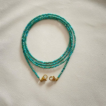 Natural Turquoise Glasses Chain ,Necklace & Earphone Holder