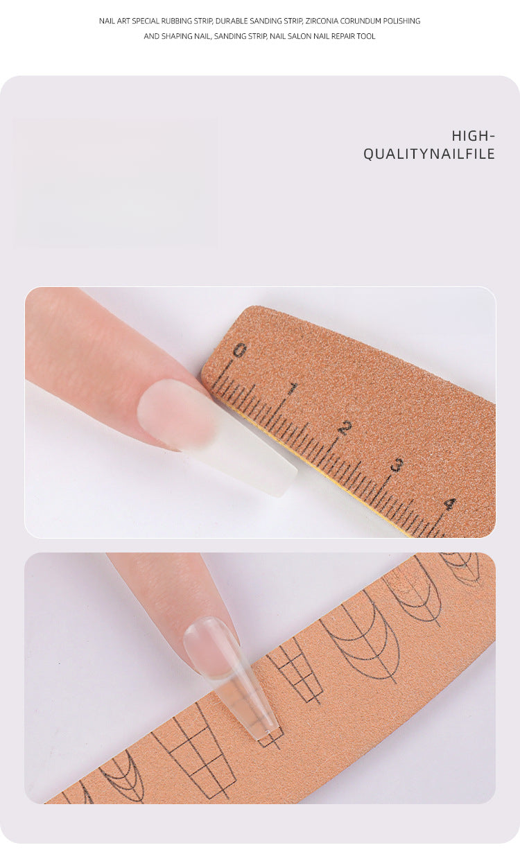 Durable Washable Nail File with Scale