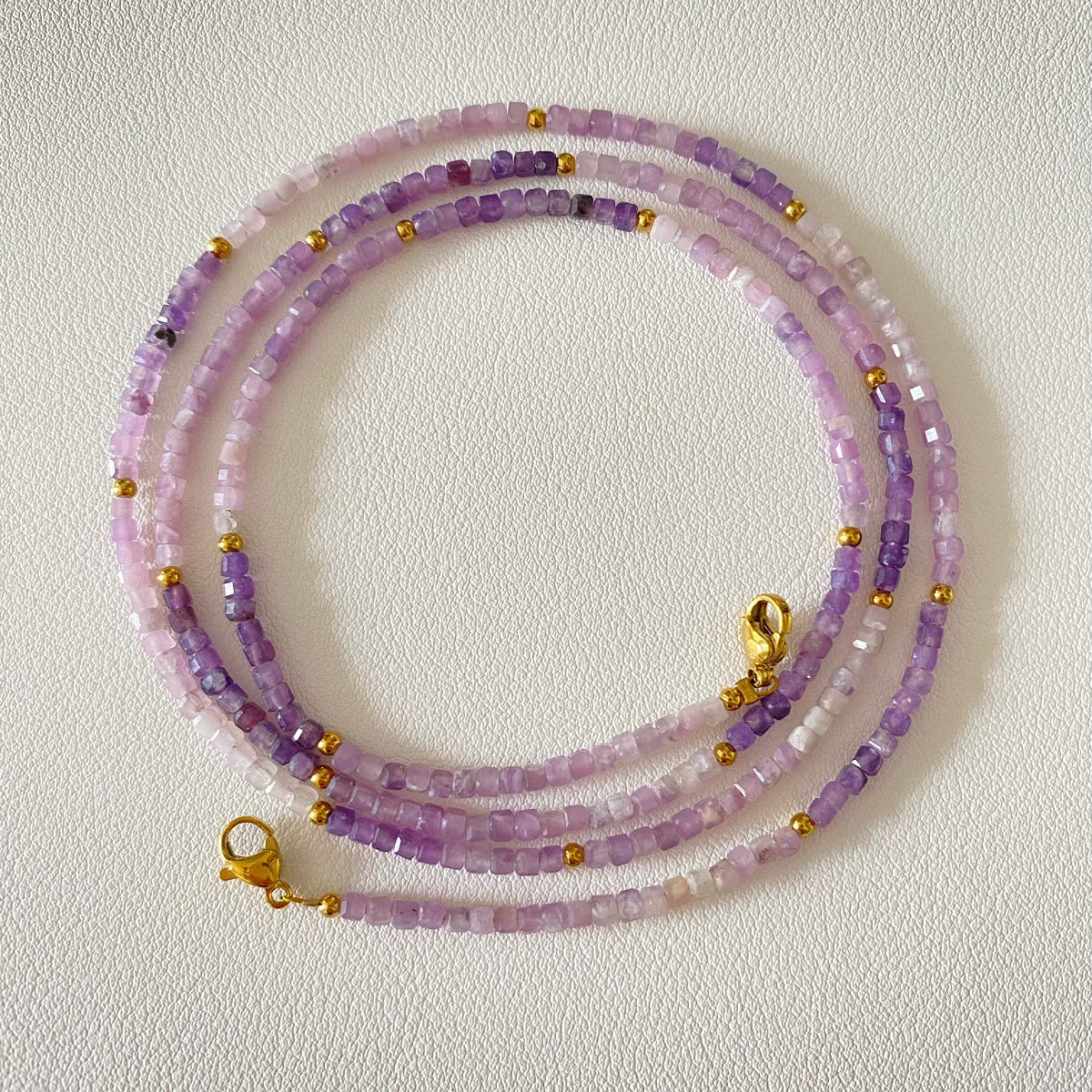 Natural Gradient Sugilite Glasses Chain – Necklace & Earphone Holder