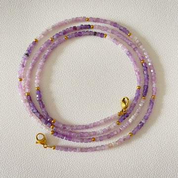 Natural Gradient Sugilite Glasses Chain – Necklace & Earphone Holder
