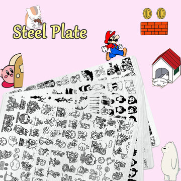 Nail Stamping Platet — DIY Nail Art Tools with Multiple Designs