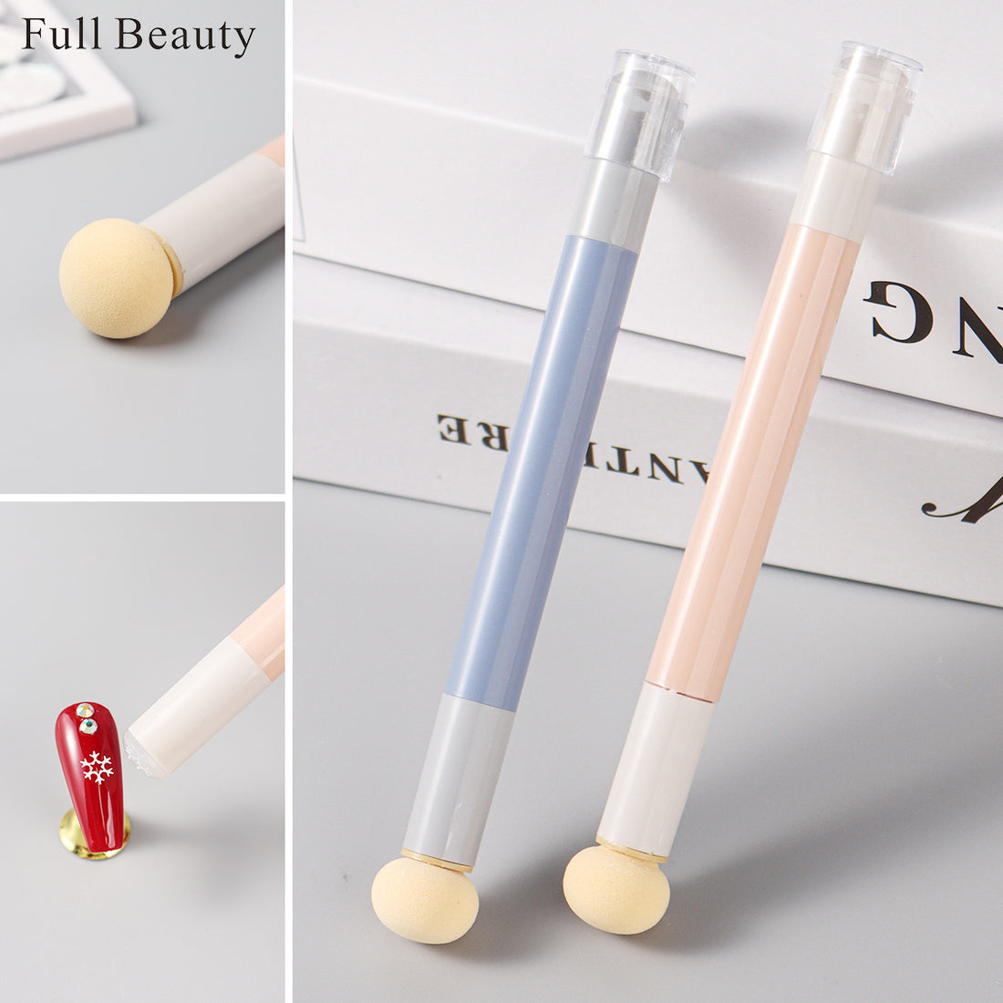 Nail Art Sponge Stamper Pen