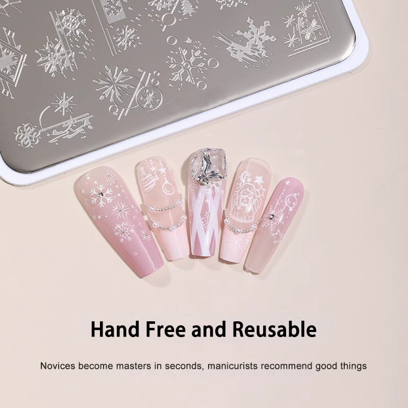 Nail Stamping Platet — DIY Nail Art Tools with Multiple Designs
