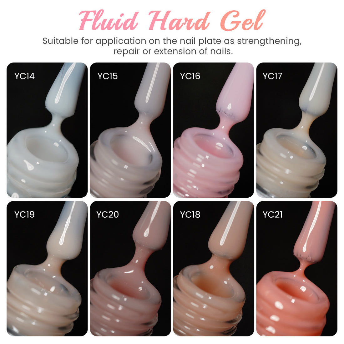 Quick Liquid Crystal Nail Extension Gel—15ml Polish Construct Hard Gel