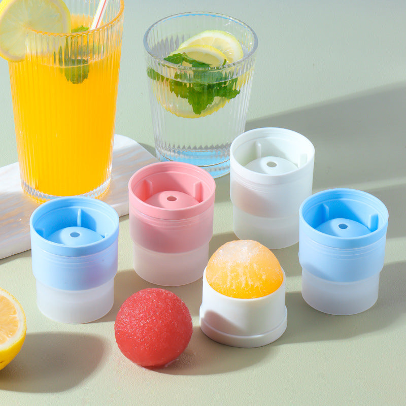 Giant Ice Ball Mold – Premium Food-Grade PP/PET Sphere Ice Cube Tray (Slow-Melting Design)