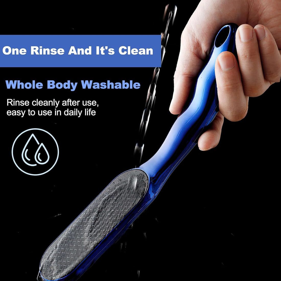 Vein-Pattern Foot Scrubber – Professional Pedicure Care Tool