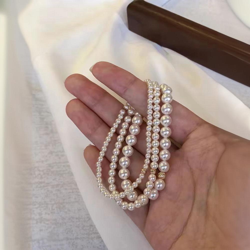Perfectly Round Pearl Bracelet – Elegant & Versatile 14K Gold Bracelet 
