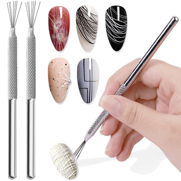 Multi-Functional 7-Pin Nail Art Pen,Nail Liner Tools