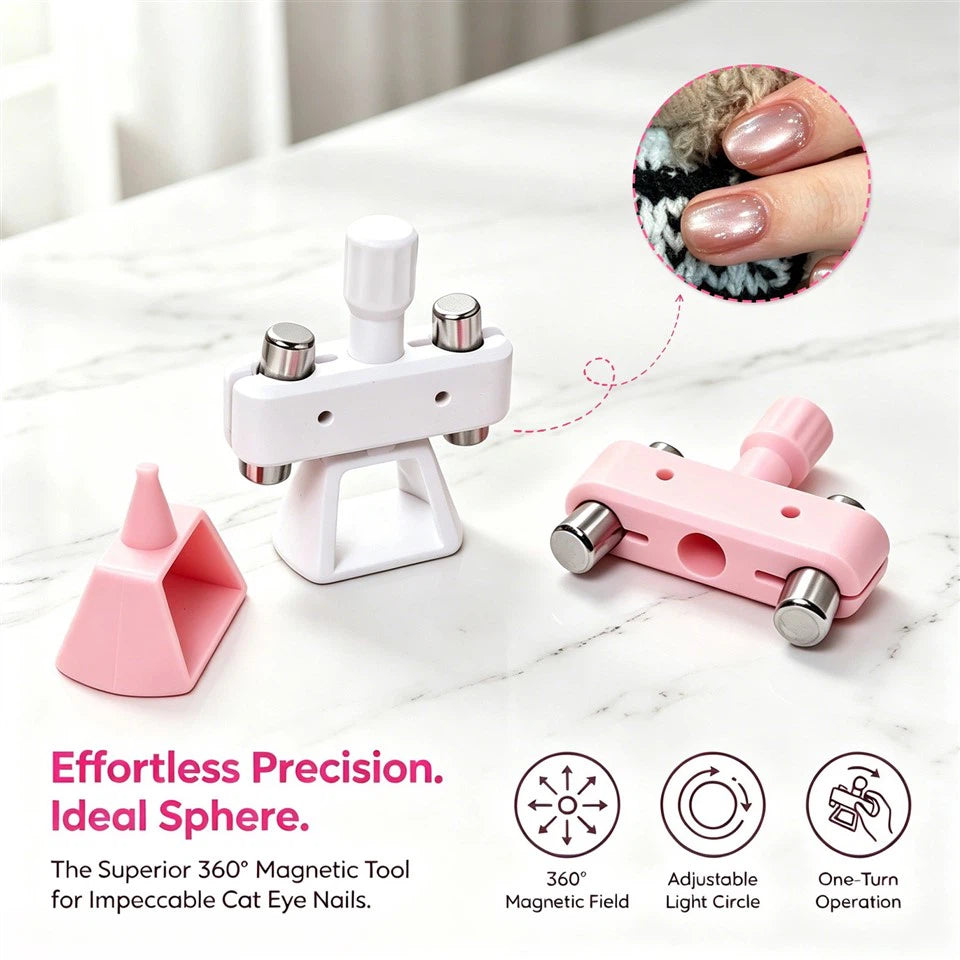 New Upgrade Glass Bead Cat-Eye Nail Magnet Tool